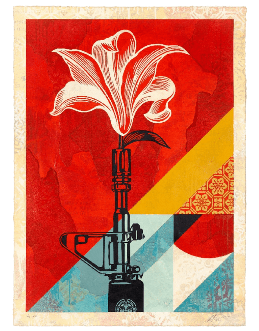 Shepard Fairey Obey - AR-15 Lily - for Sale Online with Prices and