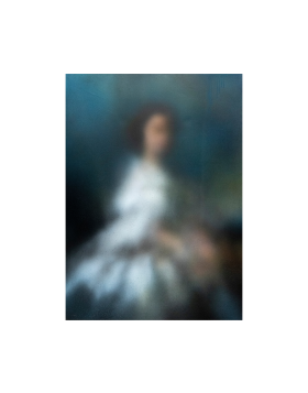 Miaz Brothers - Ritratto di cortigiana 3 - Acrilico su tela - 89x124 cm - 2023