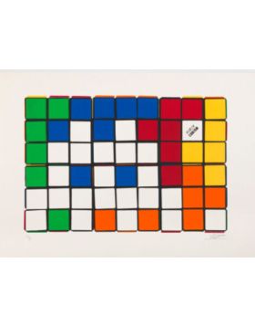 Invader - 6 Cubes (Red/Yellow)