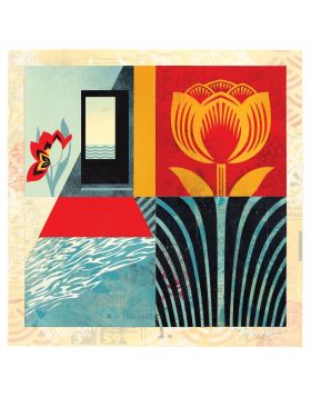 Shepard Fairey - Modular Discourse 19 - Opera Unica - Tecnica mista su Carta - 2022 - In Vendita Online con Prezzi e Quotazioni su Wunderkammern.Shop