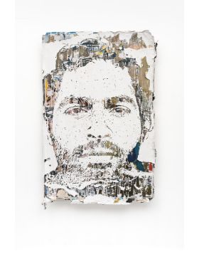 Alexandre Farto Aka Vhils - Scrape Series #23 – Advertising Posters intagliati - 182 x 126 cm - 2023